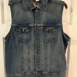 Levi Strauss & Co Denim Blue Label Vest